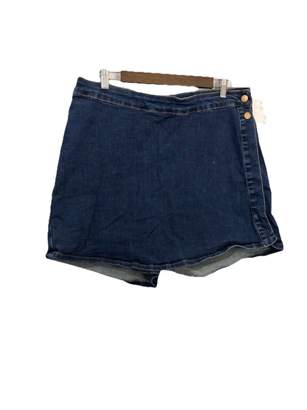 Judy Blue Denim Dark Wash Skort Women 2XL High Waisted